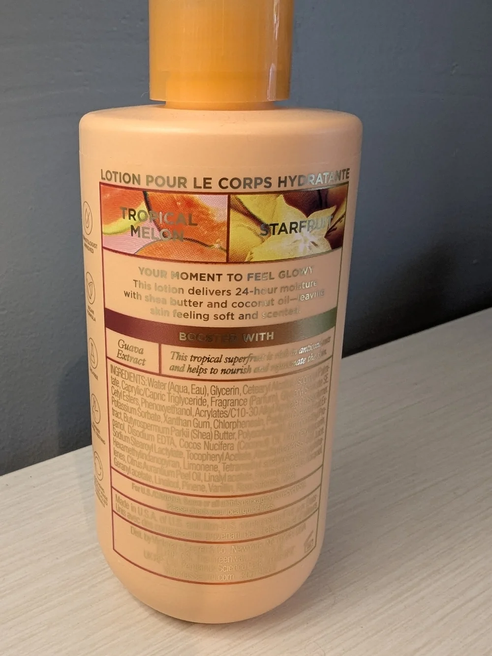 Victoria's Secret Tropical Melon & Starfruit Feel Glowy Lotion